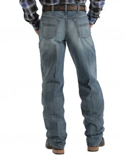 Cinch Men's Black Label 2.0 Stonewash Jeans Med Stone