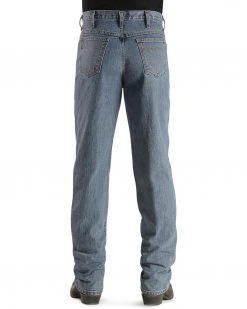 Cinch Men's Green Label Original Fit Stonewash Jeans Midstone