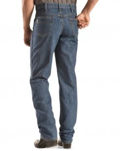 Cinch Men's Green Label Original Fit Stonewash Jeans Dark Stone