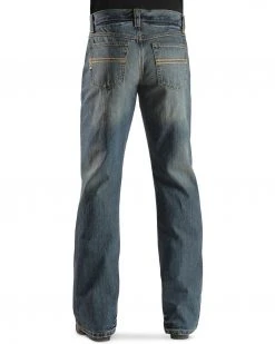 Cinch Men's Carter Relaxed Fit Boot Cut Jeans Med Stone