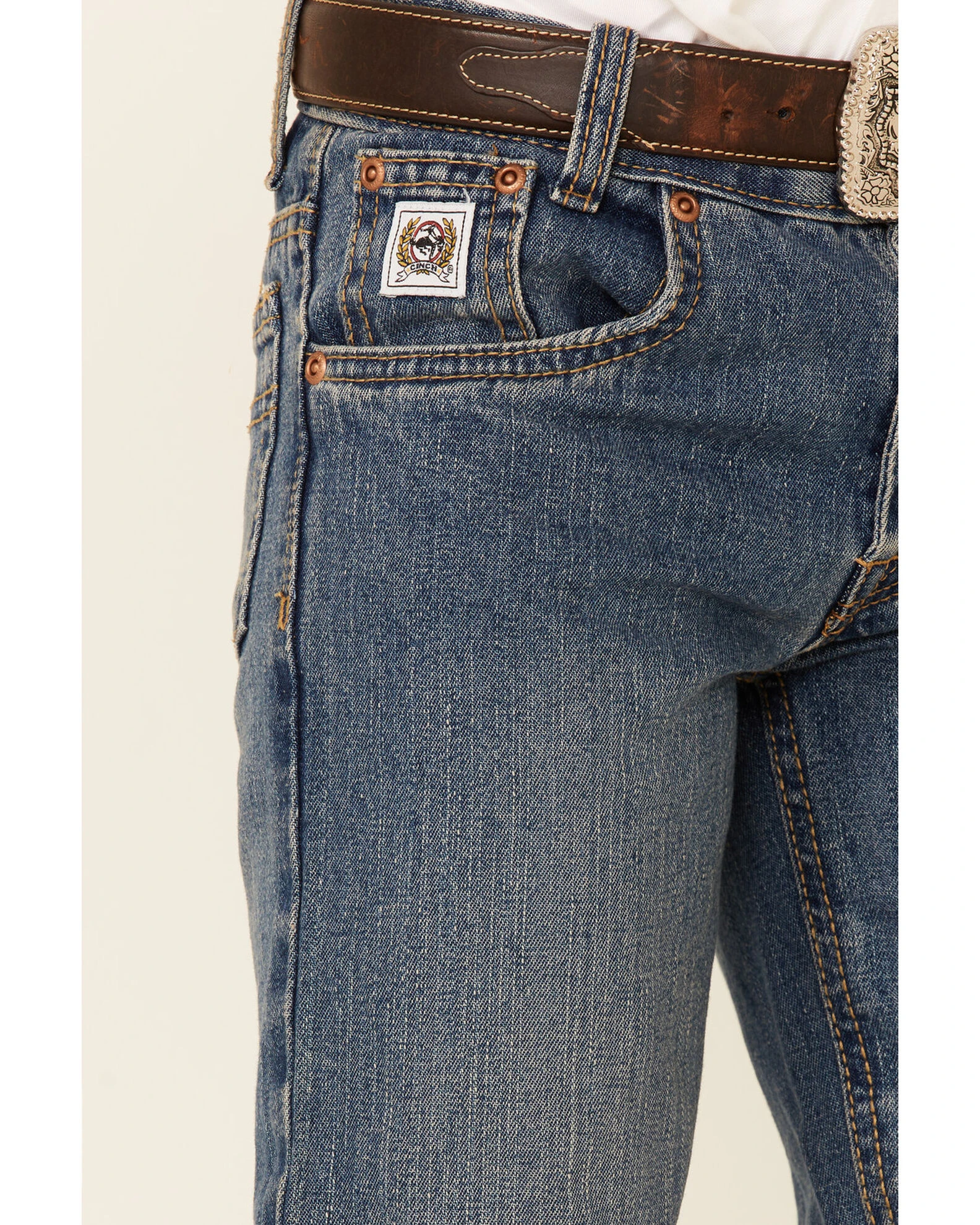 Cinch Boy's White Label Slim Relaxed Fit Jeans For Boys' Denim 2 Cinch Boy's White Label Slim Relaxed Fit Jeans For Boys' Denim - Image 2