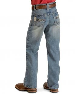 Cinch Boys' Tanner Regular Cut Jeans - 4-7   Denim