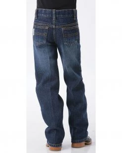 Cinch Boys' White Label Demin Straight Leg Jeans - Slim-4-7 Denim