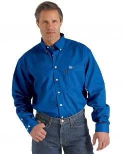 Cinch WRX Flame-Resistant Shirt For Men's Royal