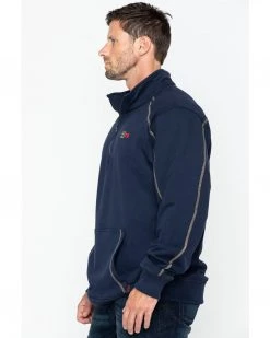 Cinch WRX Men's FR 1/4 Zip Work Pullover  Navy -Cinch Shop 2000240245 410 P3
