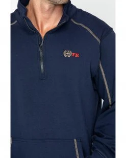 Cinch WRX Men's FR 1/4 Zip Work Pullover  Navy -Cinch Shop 2000240245 410 P5