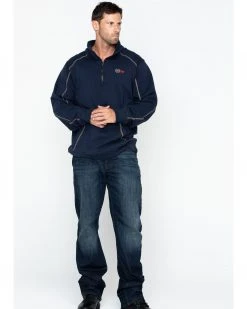 Cinch WRX Men's FR 1/4 Zip Work Pullover  Navy -Cinch Shop 2000240245 410 P6