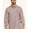 Cinch Men's FR Multi Plaid Long Sleeve Work Shirt 