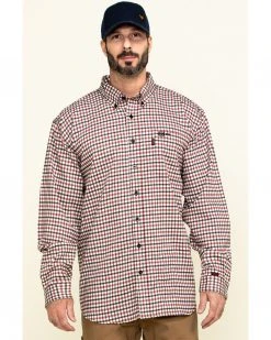 Cinch Men's FR Multi Plaid Long Sleeve Work Shirt 