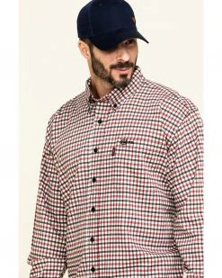 Cinch Men's FR Multi Plaid Long Sleeve Work Shirt  -Cinch Shop 2000293728 900 P3