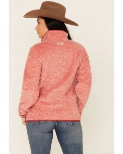 Cinch Women's Coral Two-Tone Fleece Pullover  -Cinch Shop 2000323597 850 P4