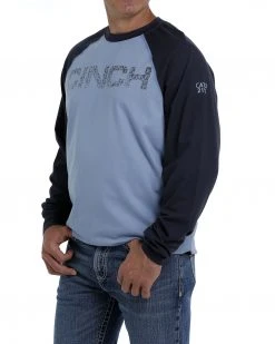 Cinch Men's FR Raglan Stretch Long Sleeve Work Shirt -Cinch Shop 2000323810 400 P3