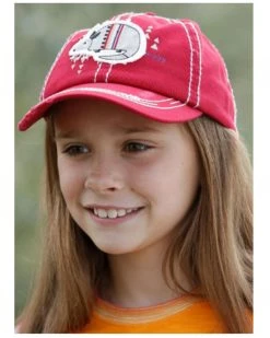 Cinch Cruel Girl Girls' Pink Armadillo Patch Ball Cap 