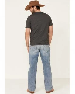 Cinch Men's Grant Light Stone Performance Stretch Relaxed Bootcut Jeans  Indigo -Cinch Shop 2000330780 402 P3
