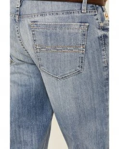 Cinch Men's Grant Light Stone Performance Stretch Relaxed Bootcut Jeans  Indigo -Cinch Shop 2000330780 402 P4