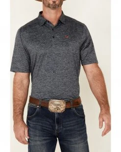 Cinch Men's Arena Flex Solid Navy Short Sleeve Polo Shirt -Cinch Shop 2000335341 410 P3