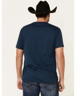 Cinch Men's Heather Navy Logo Graphic T-Shirt  -Cinch Shop 2000335352 410 P4