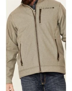 Cinch Men's Grey CC Zip-Front Bonded Jacket  -Cinch Shop 2000345488 020 P3