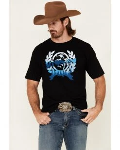 Cinch Men's Black Crest Logo Short Sleeve T-Shirt  -Cinch Shop 2000345607 001 P1 1