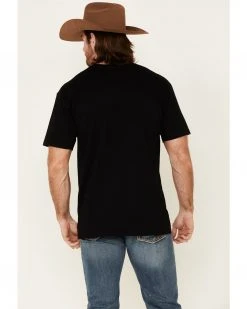 Cinch Men's Black Crest Logo Short Sleeve T-Shirt  -Cinch Shop 2000345607 001 P4