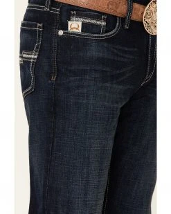 Cinch Men's Jesse Tinted Grey Wash Performance Stretch Slim Straight Jeans  Indigo -Cinch Shop 2000348664 402 P3