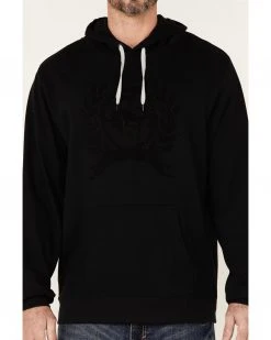 Cinch Men's Black Crest Logo Graphic Hooded Sweatshirt  -Cinch Shop 2000349852 001 P3