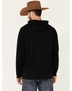 Cinch Men's Black Crest Logo Graphic Hooded Sweatshirt  -Cinch Shop 2000349852 001 P4