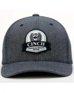 Cinch Men's Logo Patch Flex-Fit Solid-Back Ball Cap  -Cinch Shop 2000355949 410 P3