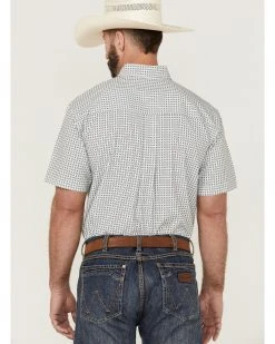 Cinch Men's Geo Arena Flex Stretch Western Shirt  Grey -Cinch Shop 2000357819 020 P4