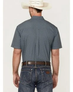 Cinch Men's Medallion Geo Print Arena Flex Short Sleeve Button-Down Stretch Western Shirt  Black -Cinch Shop 2000357820 001 P4