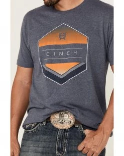 Cinch Men's Diamond Logo Short Sleeve T-Shirt  -Cinch Shop 2000357847 070 P3