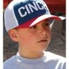 Cinch Boys' Logo Flexfit Trucker Cap Red/white/blue