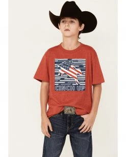 Cinch Boys' Cinch Up American Graphic T-Shirt