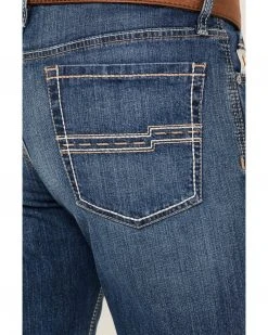 Cinch Men's Jesse Medium Stonewash Performance Stretch Slim Straight Jeans  Indigo -Cinch Shop 2000362804 402 P4