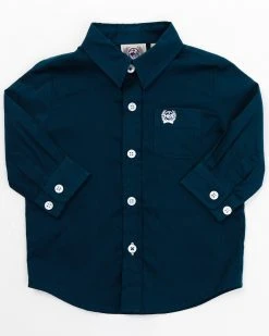 Cinch Infant-Boys' Long Sleeve Button-Down Shirt Teal 7 Cinch Infant-Boys' Long Sleeve Button-Down Shirt Teal -Cinch Shop 2000362827 442 P1 1