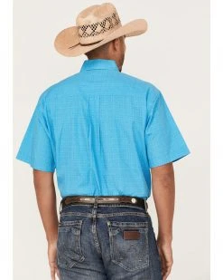 Cinch Men's Geo Print Short Sleeve Button-Down Western Shirt  -Cinch Shop 2000363600 400 P4