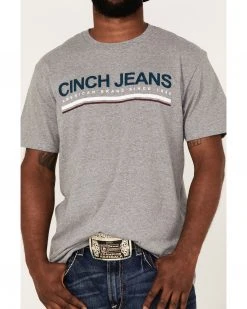 Cinch Men's Logo Jeans Graphic Short Sleeve T-Shirt  -Cinch Shop 2000363606 070 P3