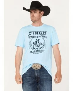 Cinch Men's Pioneers & Patriots Scenic Graphic Short Sleeve T-Shirt 