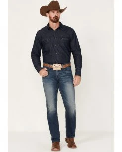 Cinch Men's Jesse Dark Wash Slim Straight Performance Jeans Indigo