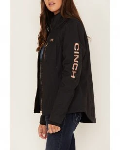 Cinch Women's Solid Pattern Storm Defense Bonded Jacket Black -Cinch Shop 2000373543 001 P3