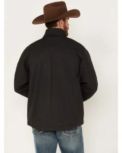 Cinch Men's Textured Logo Concealed Carry Softshell Jacket Dark Brown -Cinch Shop 2000375172 201 P4