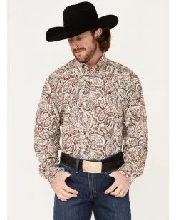 Cinch Men's Large Paisley Print Button-Down Western Shirt - Big  Multi -Cinch Shop 2000375226 900 P1 1