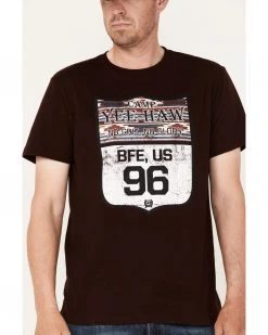 Cinch Men's Camp Yee-Haw Route 96 Sign Graphic T-Shirt  -Cinch Shop 2000375561 640 P3