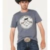 Cinch Men's Camp Yee-Haw Stock Brokers Graphic T-Shirt 
