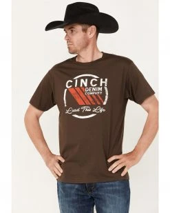 Cinch Men's Lead This Life Logo Graphic T-Shirt 