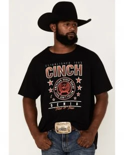 Cinch Men's American Rodeo Brand Graphic Logo T-Shirt