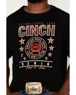 Cinch Men's American Rodeo Brand Graphic Logo T-Shirt -Cinch Shop 2000375568 001 P3