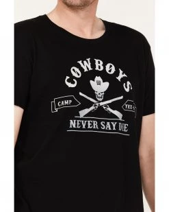 Cinch Men's Camp Yee-Haw Cowboys Never Say Die Graphic T-Shirt  -Cinch Shop 2000376671 001 P3