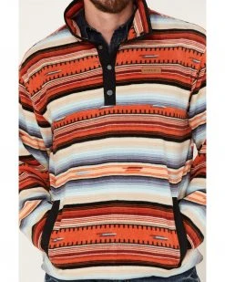 Cinch Men's Serape 1/4 Snap Fleece Pullover Sweatshirt Multi -Cinch Shop 2000376680 900 P3