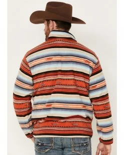 Cinch Men's Serape 1/4 Snap Fleece Pullover Sweatshirt Multi -Cinch Shop 2000376680 900 P4